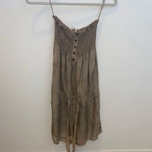 Silk summer romper